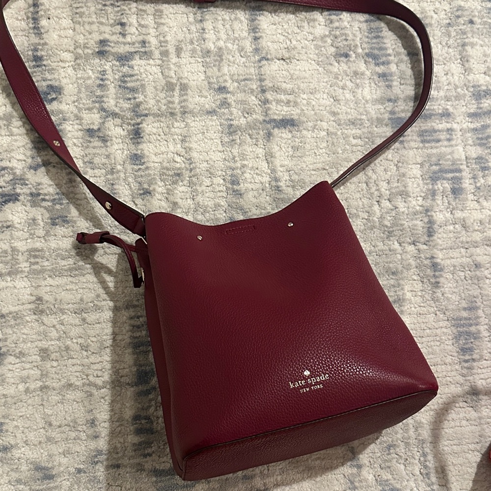 Kate Spade Deep Red Crossbody Bag